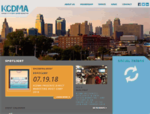 Tablet Screenshot of kcdma.org